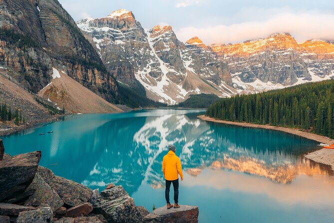 Moraine Lake Sunrise & Lake Louise Golden Hour Experience - Convenient Drop-offs and Group Size