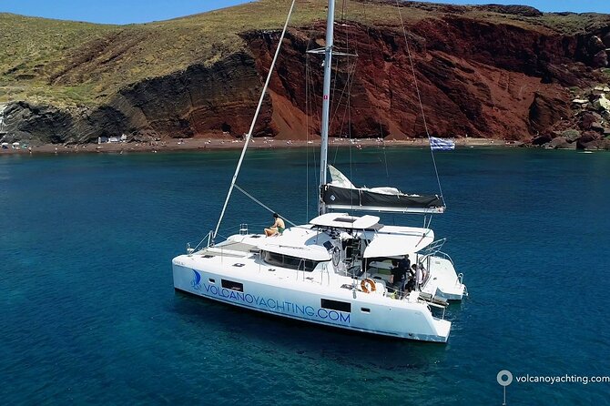 Morning Caldera Cruise with BBQ Meal and Drinks - Santorini’s Caldera and Hot Springs by Catamaran