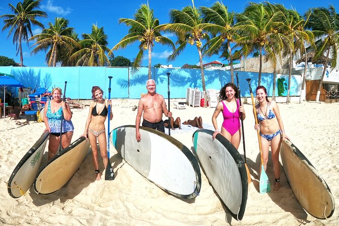 Morning Session - All Levels Paddleboard Group Caribbean Sea - Experience the Caribbean Sea from Playa del Carmen’s Coast