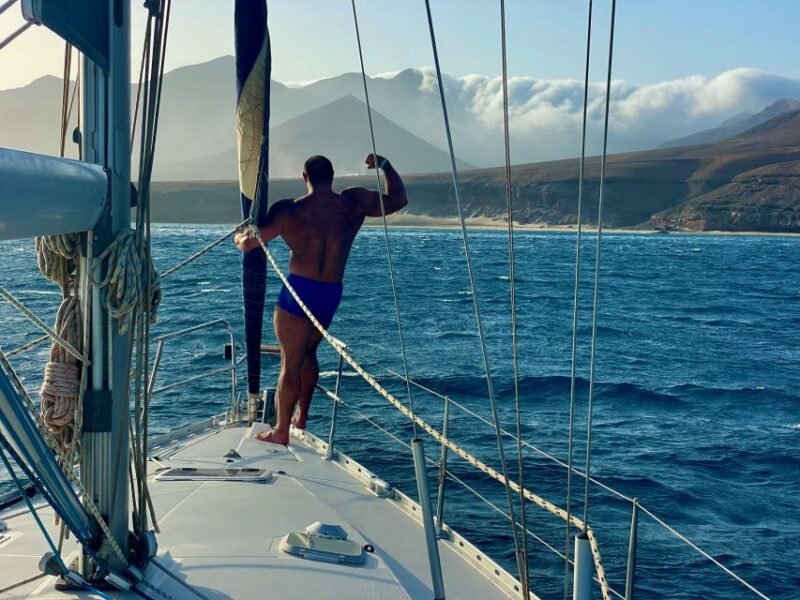Morro Jable: Sailing Boat Excursion with Food and Drinks - Swimming and Snorkeling in Crystal-Clear Waters