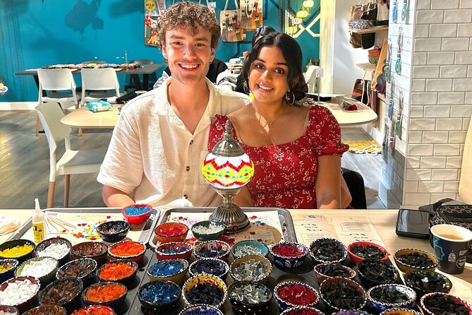 Mosaic Art Classes Dallas: Turkish Lamp Workshop - What You Learn During the 2.5-Hour Class