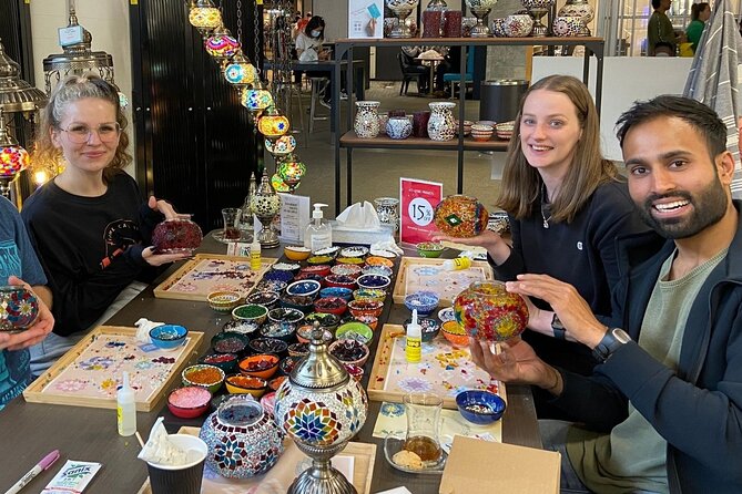 Mosaic Art Classes Dallas: Turkish Lamp Workshop - One Review in Context: What Could Be Improved