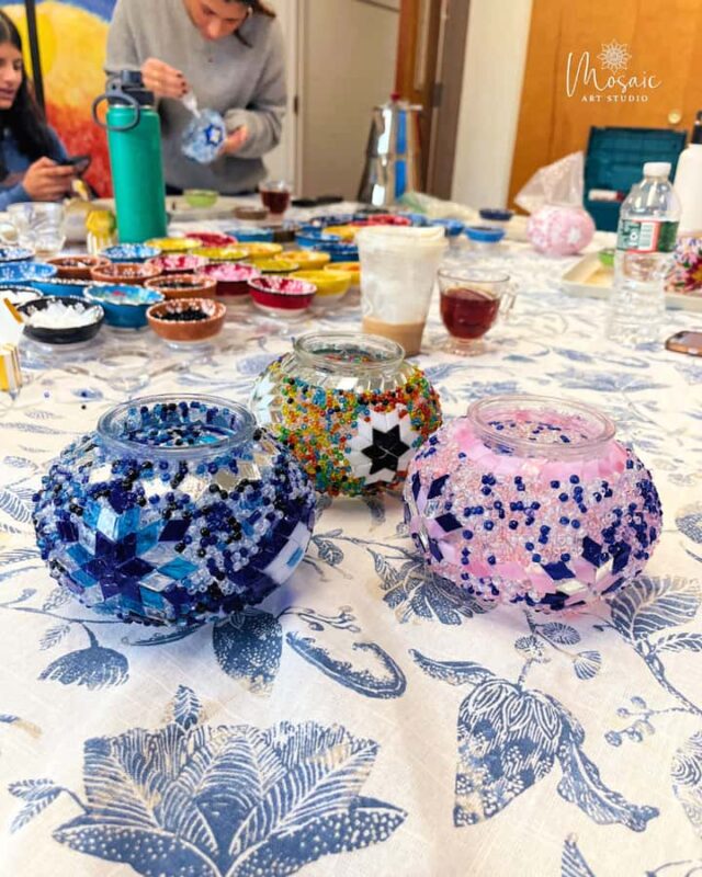 Mosaic CANDLE HOLDER Workshop in Manhattan, NY - Accessibility, Pricing, and Cancellation Policy