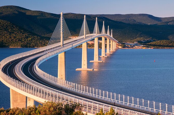 Mostar and Kravice Waterfalls from Orebic GOURMET LUNCH in price - Crossing the Pelješac Bridge