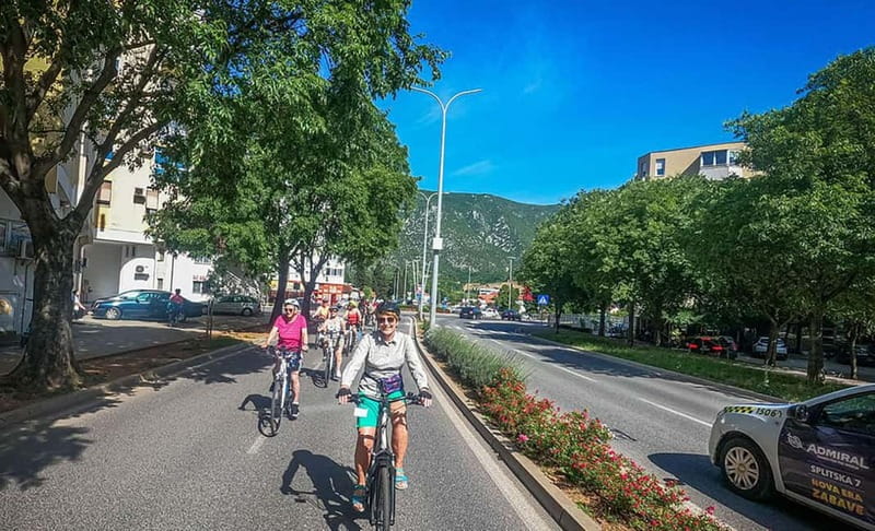 Mostar: Guided Cycling Tour with City Highlights - Exploring the Partisan Memorial Cemetery