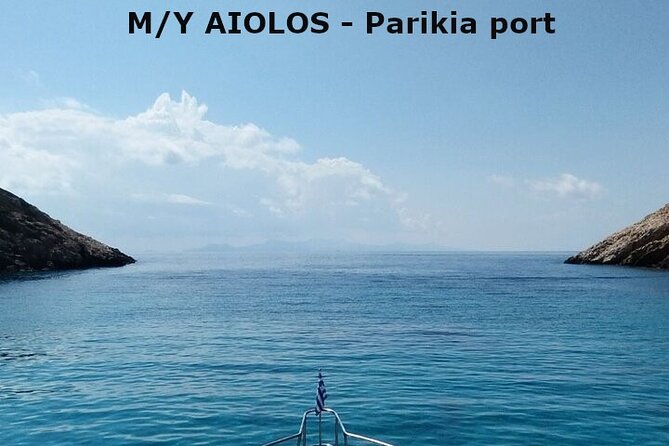 Motor Yacht Sea Tour Antiparos and Despotico from Parikia/Paros - Key Points