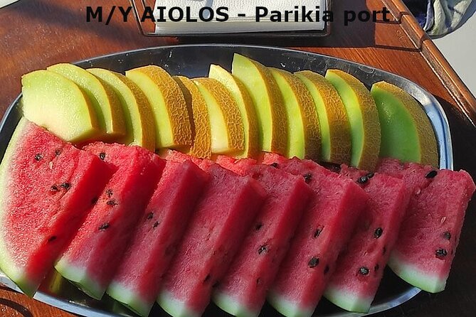 Motor Yacht Sea Tour Antiparos and Despotico from Parikia/Paros - Paralia Monastiria and Fira: Flexible Water Stops