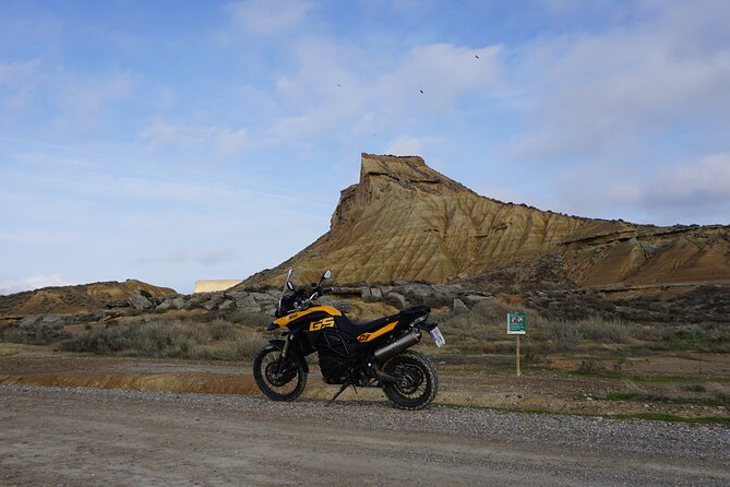 Motorcycle Adventure through Bardenas Reales - The Bardenas Reales Landscape: A Desert Like No Other