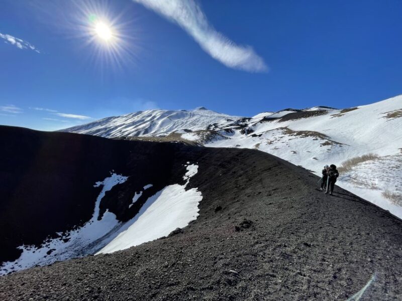 Mount Etna: Craters of the 2002 Eruption Trekking Experience - The Stop at the Hotel dell Betulle Ruins