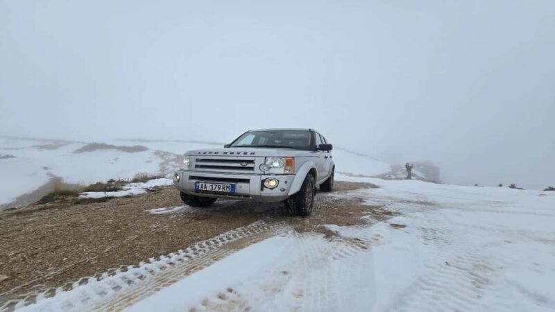 Mount Tomorr Winter Adventure & Bogovë Waterfall 4x4 Escape - The Experience with Local Guides