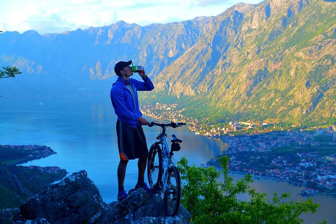 Mountain Biking on Vrmac peninsula - Panoramic view on Kotor bay - Vibrant Mountain Biking Adventure on Vrmac Peninsula for $109.90