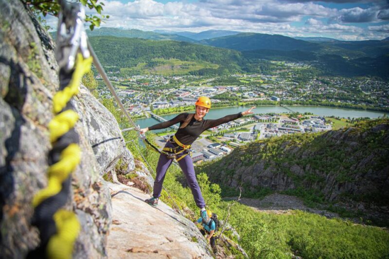 Mountain-climbing adventure in Mosjøen Via Ferrata - Starting Point at Ytterøra 23 in Mosjøen