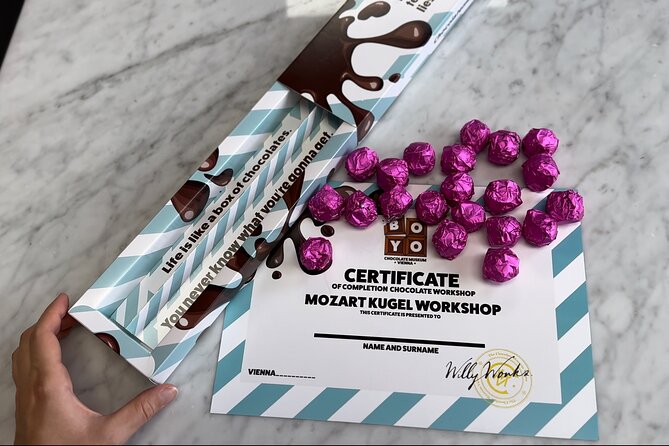 Mozart Kugel Workshop in Chocolate Museum Vienna "BO-YO" - Explore the Heart of Vienna’s Chocolate Craftsmanship with the Mozart Kugel Workshop