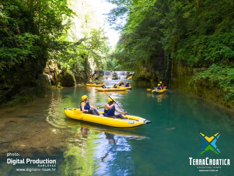 Mrenica: Upper Canyon Kayak Tour - Unique Features of the Mrenica Waterfalls