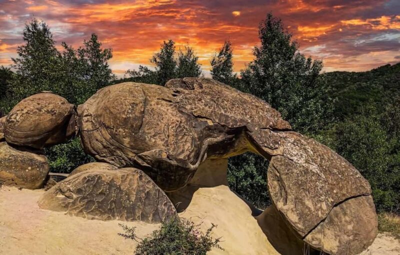 Mud Volcanoes & Trovants, Bison Sanctuary, Waterfall, Lakes. - The Extraterrestrial Atmosphere of the Trovants