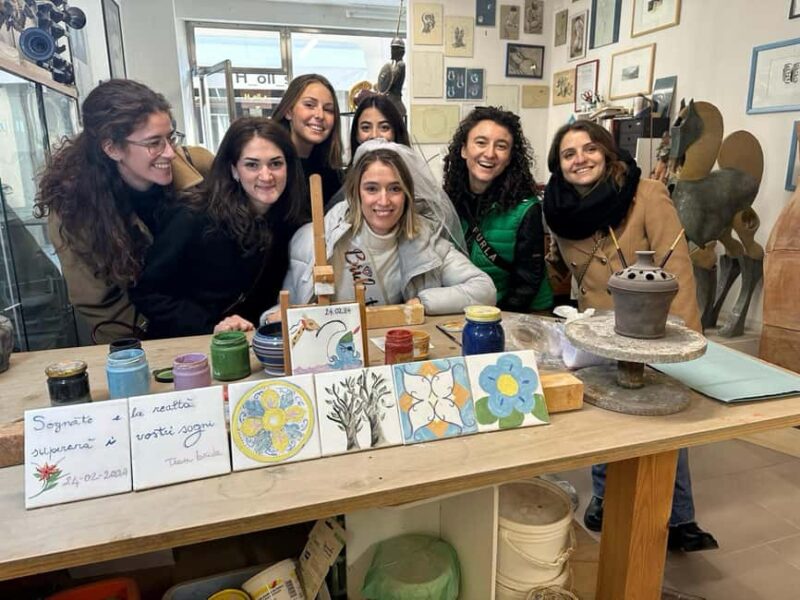 Mugello, Tuscany. Majolica decoration technique workshop. - The History Behind Majolica: From the Mediterranean to Tuscany