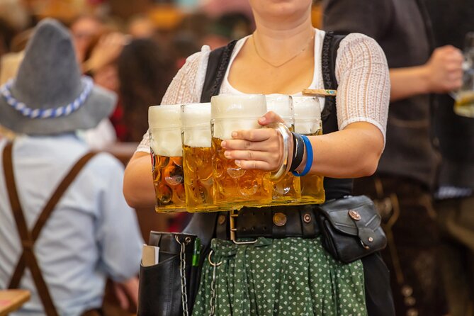 Munich City Walk and Oktoberfest Tour With Beer Tent Reservation - Meeting Points and Tour Logistics