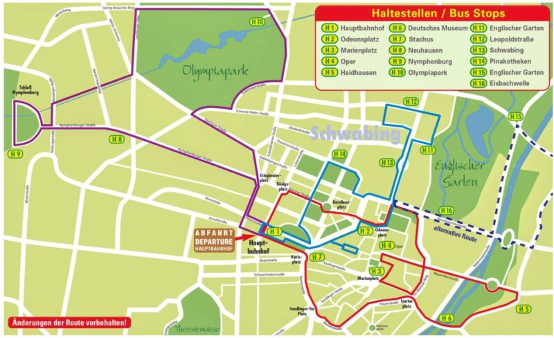 Munich Hop-On Hop-Off Tour: 1-Day or 2-Day Ticket - The Flexibility of a Hop-On Hop-Off Bus Ride