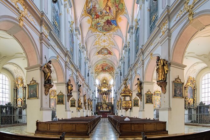 Munich Old Town Highlights Private Walking Tour - Visiting the Theatinerkirche and Odeonsplatz