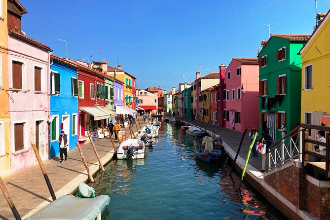 Murano and Burano half-day trip from Punta Sabbioni Jesolo - Burano: The Colorful Island and Handmade Lace