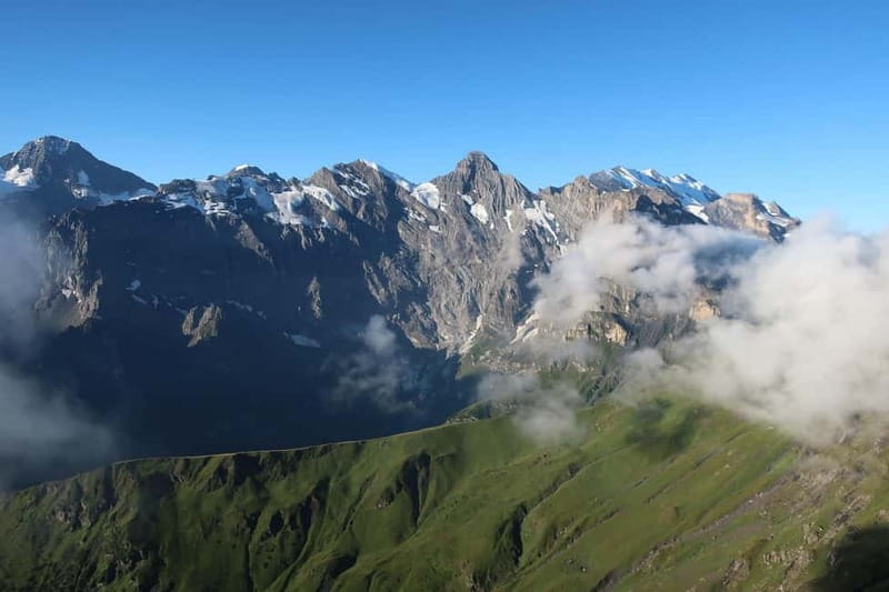 Murren - Private Guided Walking Tour - The Paragliding Launch Site and Northface Trail