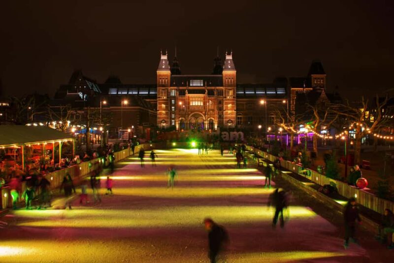 Museumplein Ice Rink Entry Ticket - Central Amsterdam Location and Opening Hours