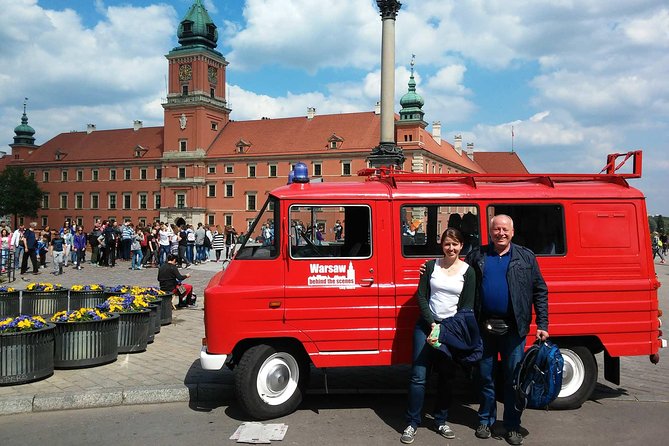 Must-do sites in Warsaw: retro car private tour with hotel pickup - Key Points