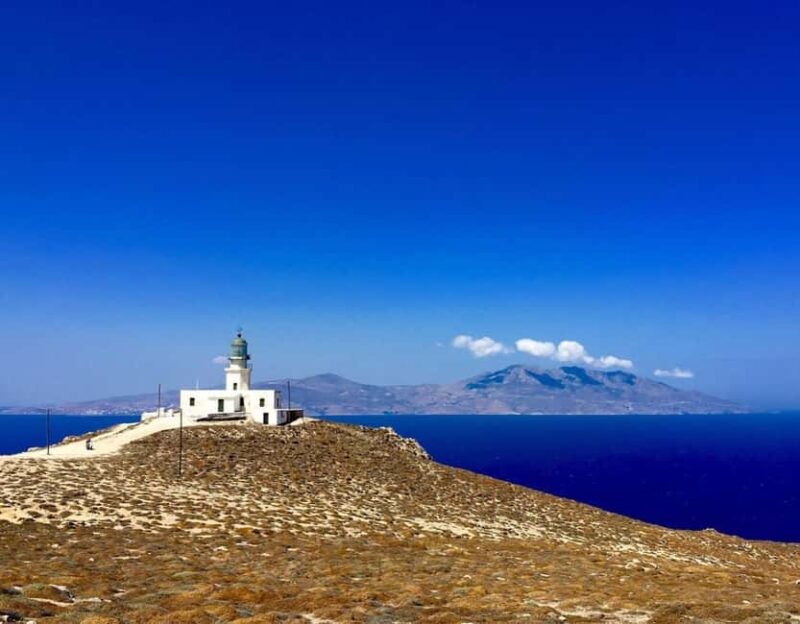 Mykonos 2-Hour Van Adventure:Highlights - Starting at Armenistis Lighthouse for Breathtaking Sea Views
