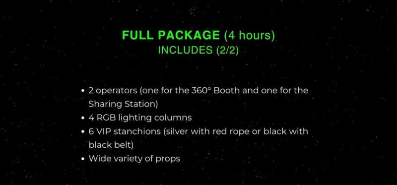 Mykonos: 360 Photo Booth for your event (wedding party etc) - Mykonos 360 Photo Booth: The Main Features