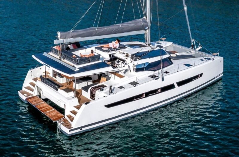 Mykonos: Catamaran Cruise with 3-Course Meal and Transfers - Comfortable Lounge Areas and Sunbathing Spaces