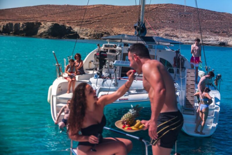 Mykonos: Catamaran Cruise with Lunch, Drinks and Transfer - The Crew and Service: Friendly, Knowledgeable, and Attentive