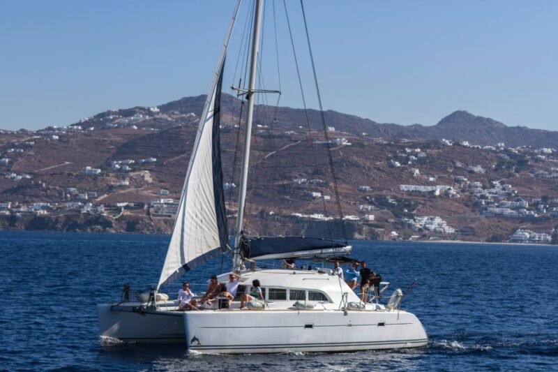 Mykonos: Catamaran Cruise With Meal and Drinks - Departure from Mykonos with Hotel Pickup
