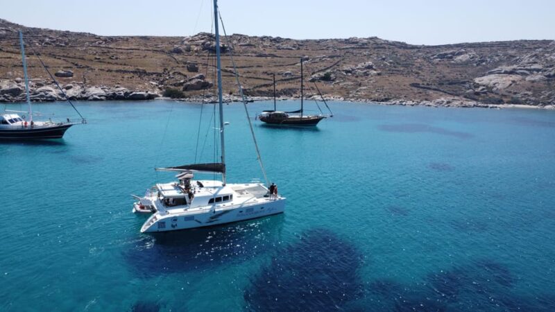 Mykonos: Day Boho Experience Catamaran Cruise - The Allure of the Boho Style on the Catamaran