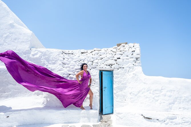 Mykonos Flying Dress Photoshoot - Timing, Pacing, and Best Time to Book