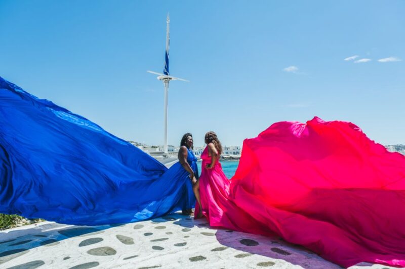 Mykonos: Flying Dress Photoshoot - Choosing and Wearing Your Flying Dress in Greece