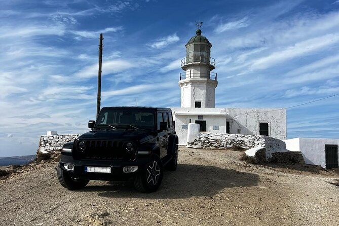 Mykonos Off Road Tour : Private Guided Jeep Adventure - Authentic Beach Experiences at Agios Sostis and Fokos