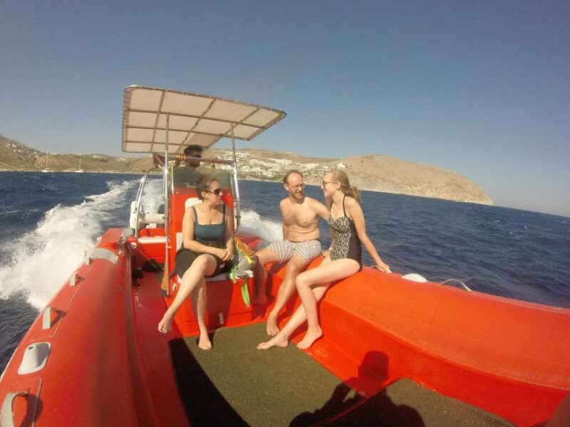Mykonos: Private Boat Trip and Snorkeling Sea Safari - Relax with Beverages and Fresh Greek Fruits on Deck