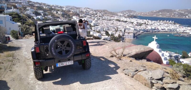 Mykonos: Private Jeep Tour with Myrsini beach and Ano Mera - Cultural Charm of Ano Mera Village