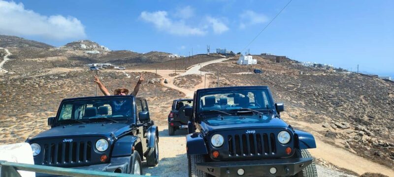 Mykonos: Private Jeep Tour with Myrsini beach and Ano Mera - Optional Visits to Famous Beach Bars and Relaxed Local Spots