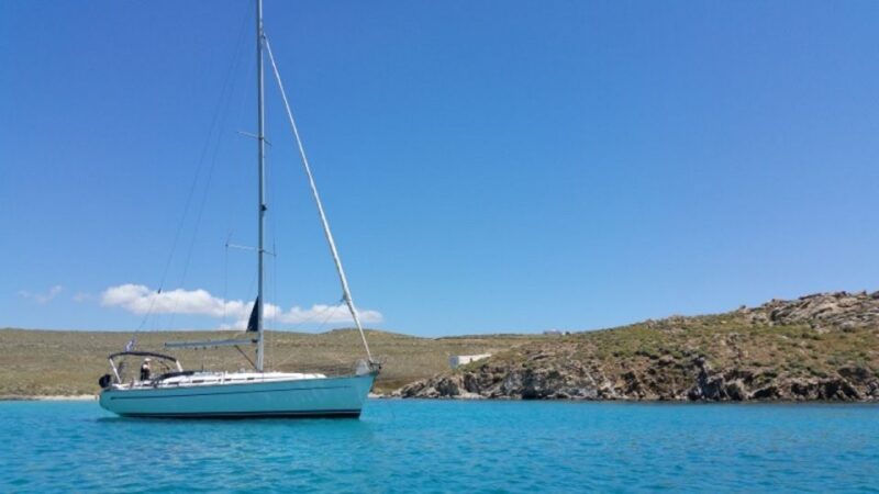 Mykonos: Private Rhenia Sailing Cruise with Lunch & Drinks - Discover Uncrowded Beaches and Crystal Waters of Rhenia