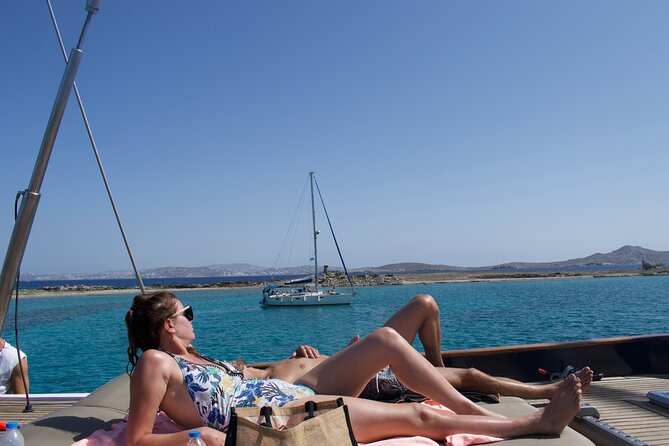 Mykonos Sail Cruise to Rhenia, Guided Tour of Delos, Lunch&Drinks - The Return Voyage to Mykonos