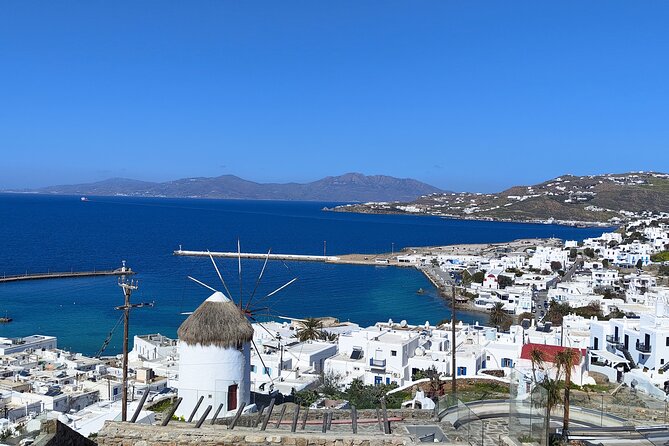 Mykonos Semi Private Bus Tour in English Spanish - Paradise Beach: Famous for Its Beach Bars and Parties