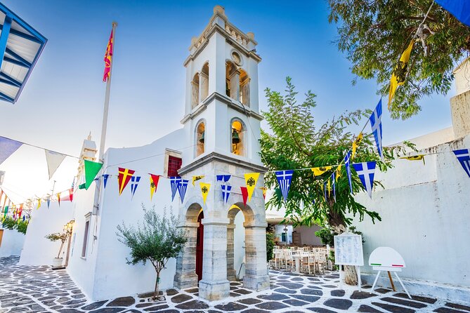 Mykonos Small Group Tour for Cruise Passengers  Port Pickup - Elia Beach: A Larger, Laid-Back Seaside