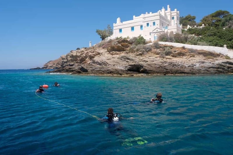 Mylopotas: Boat Cruise and Shipwreck Scuba Diving - How the Tour Begins at Mylopotas Watersports