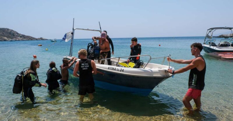 Mylopotas: Boat Cruise and Shipwreck Scuba Diving - The Diving Experience for Certified and Experienced Beginners