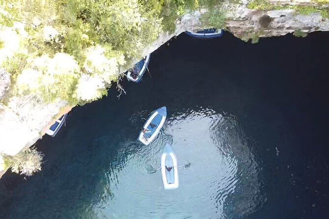 Myrtos Swim , Cave Melissani Lake Boat Tour Private Tour - Inclusion of Snacks, Beverages, and Snorkeling Equipment