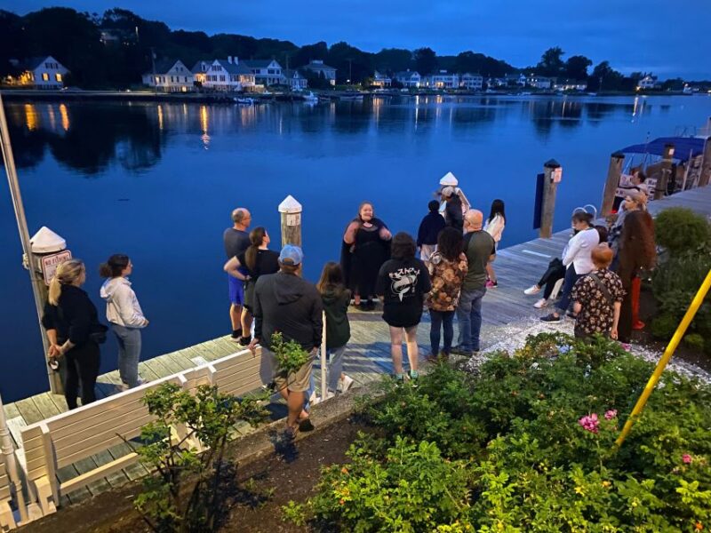 Mystic: Guided Ghost Tour of Downtown Mystic at Night - Starting Point at Liberty Pole Square and the Meeting Details