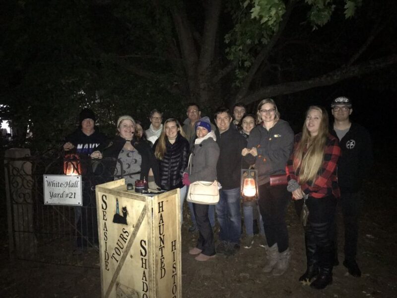 Mystic: Guided Graveyard Ghost Tour by Moonlight - From Revolutionary War Heroes to Vampire Legends