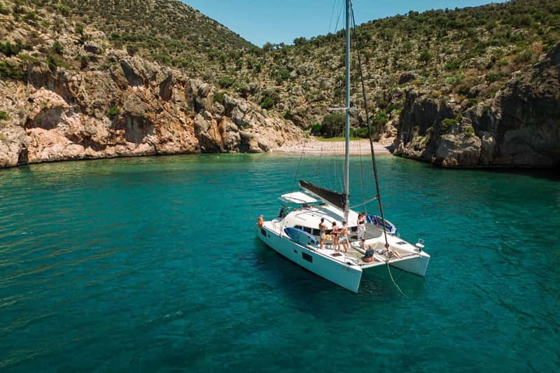 Nafplio: Catamaran Cruise with Meal and Drinks - Explore Nafplio’s Stunning Coastline on a Semi-Private Catamaran