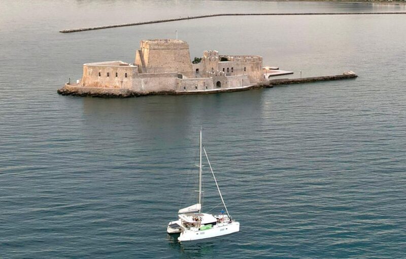 Nafplio: Catamaran full day private cruise - Key Points